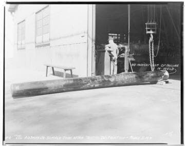 T2 Testing - Test on A.O. Smith Mech. Welded Steel Pipe for So. Fuel Co. #4 sample tube