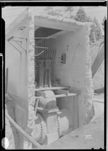 Big Creek PH #2 - Valvehouse ripped open for new penstock