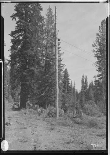 Big Creek, Miscellaneous - 30kV line damaged