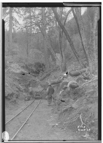 Big Creek - Adit #__ to tunnel