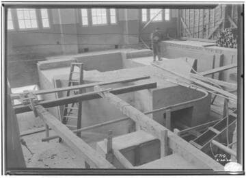 Interior shot of Powerhouse #2 under construction
