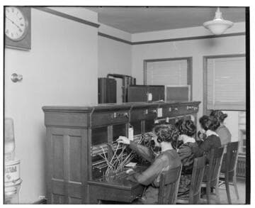 Telephone Operators Room