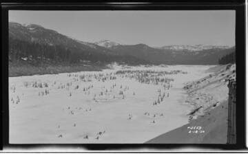 Big Creek Huntington Lake Dams - Winter scenes - Huntington Lake