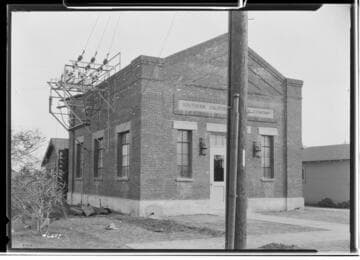 Belmont Substation - Front view showing take