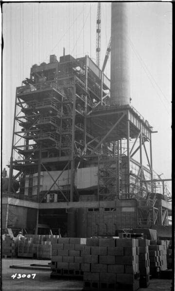 El Segundo Steam Station - Construction