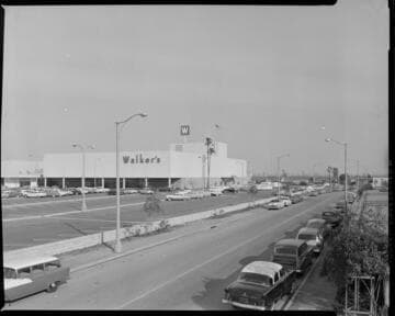 Walker's parking lot lighting