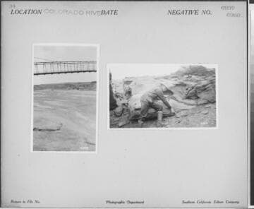 Colorado River - Colorado River under automobile bridge