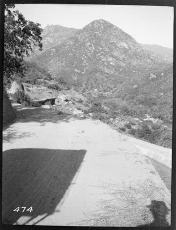 View of the flumeline near the end of the conduit at Tule Plant