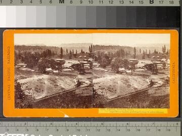 150. Colfax, looking East, Cape Horn 4 miles, and Giant's Gap 20 miles distant