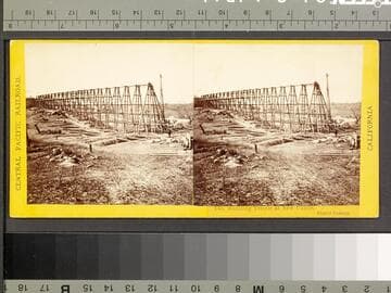 145. Building Trestle at New Castle, Placer County