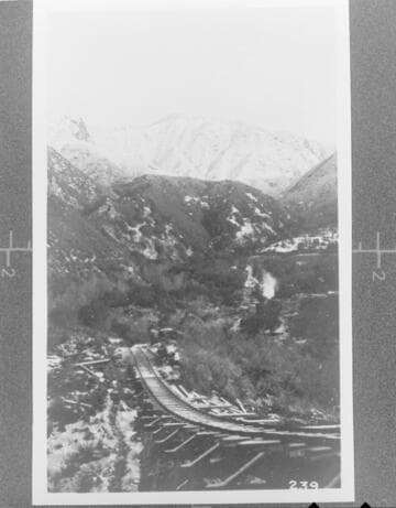 Kaweah #3 - A mountain snow scene from the tramway