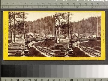 55. Flume and Railroad at Gold Run