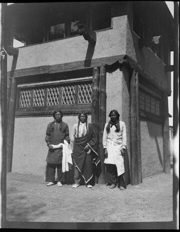 Bagro Sumago, John Concha, and Joe Amcordova in Taos