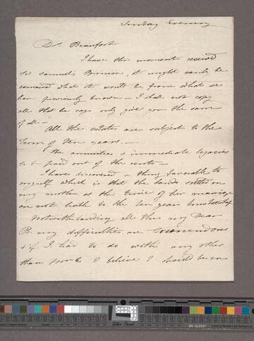 Edgeworth, Lovell. Letter to Sir Francis Beaufort