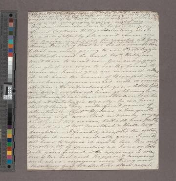 Edgeworth, Maria.  Letter to [Sir] Francis [Beaufort]
