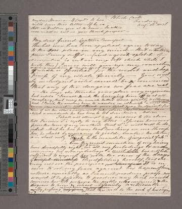 Edgeworth, Maria.  Letter to [Sir Francis] Beaufort