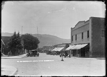 San Gorgonio Ave. looking South