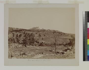 View near Laramie Peak, W.T