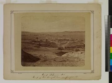 Camp Robinson, Neb. Camp of Col. Henry, 3rd Cav. in foreground