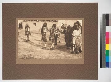 Oraibi, Hopi Pueblo on the Third Mesa, Painted Desert, Northern Arizona. The famous Snake Dance at Oraibi