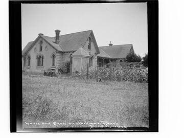 House and barn on Workman Ranch, built in 1842