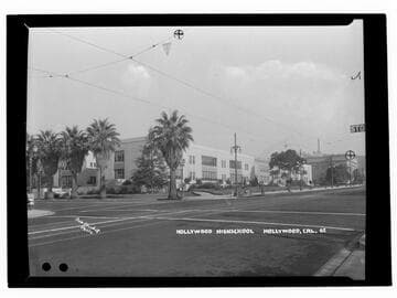 Hollywood High School, Hollywood, Cal