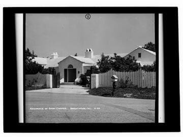 Residence of Gary Cooper, Brentwood, Cal