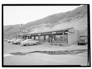 Anchor Inn Cafe, Malibu Beach, California