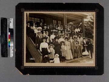 Balloon Route Excursion Party, Soldiers' Home, Sawtelle, California