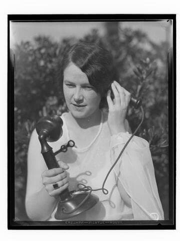Young woman married by phone, Santa Monica