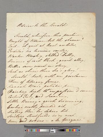 [Unknown author]. Advice to the Herald : [a poem]