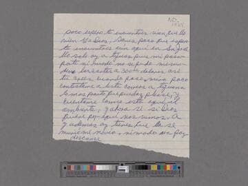 Letter from Rogelio Martínez Serna (Ciudad Juárez, Chihuahua) to Paco Chávez Esparza (San José, California)