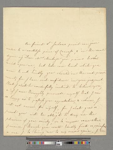 Harcourt, Elizabeth Venables-Vernon, Countess Harcourt. Letter to Elizabeth (Robinson) Montagu
