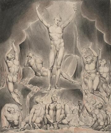 Illustration 1 to Milton's "Paradise Lost": Satan Calling Up His Legions