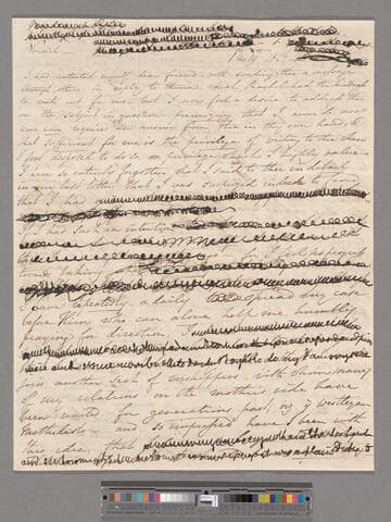 Opie, Amelia (Alderson).  Letter to Elizabeth (Gurney) Fry