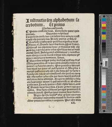 Instructio seu alphabetum sacerdotum