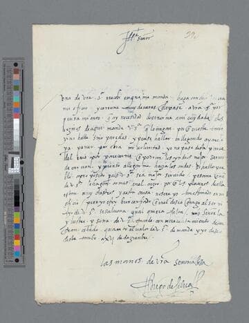 Diego de Silva letter to Gonzalo Pizarro