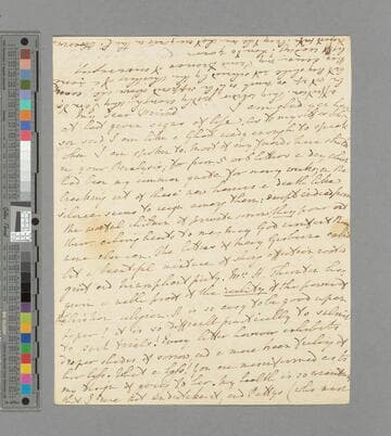 Hannah More. Letter to Rev. Charles Hoare