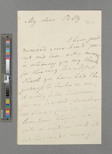 Hannah More. Letter to Patty Linton