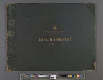 Atlas accompanying volume III on mining industry