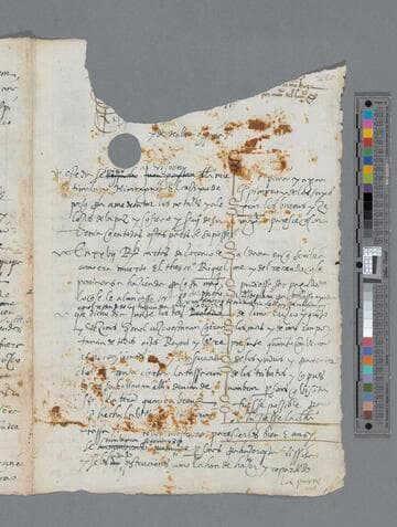 Pedro de la Gasca, Bishop, draft document: Report on Administration of Peru