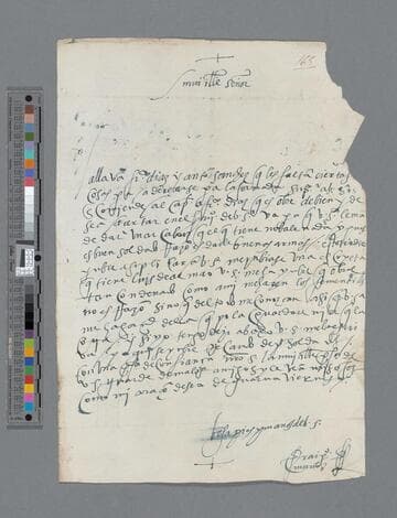 Pedro Muñoz letter to Gonzalo Pizarro