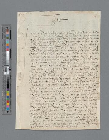 Gonzalo Pizarro letter to Pedro de Puelles