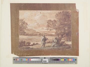 Landscape with an Angel and Peasant