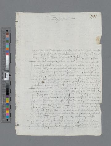 Juan de Grajeda letter to Gonzalo Pizarro
