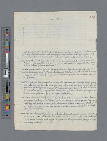 Alonso de Mendoza letter to Gonzalo Pizarro