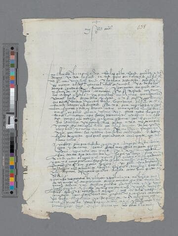 Lope de Mendieta letter to Gonzalo Pizarro