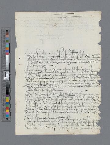 Francisco Camacho letter to Gonzalo Pizarro