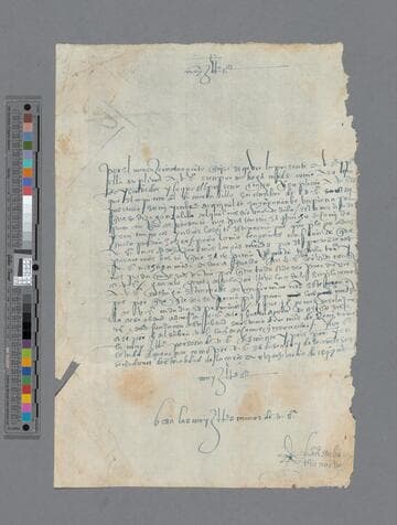 Francisco de Barrionuevo letter to Gonzalo Pizarro
