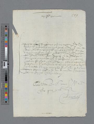 Cristóbal Beltran letter to Gonzalo Pizarro
